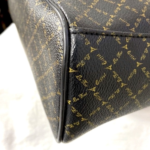 La Tour Eiffel Paris Signature Logo Coated Canvas - Picture 11 of 16